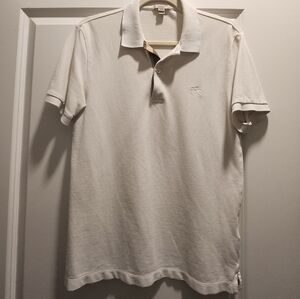 [Gently Worn] White Classic Burberry Polo